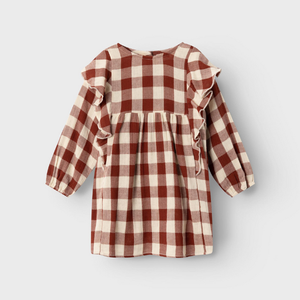 Red Checked Dress