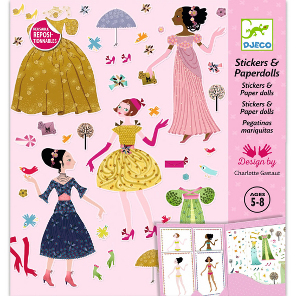 Paper dolls - Dresses through the seasons