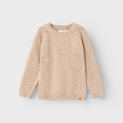 Long Sleeved Knitted Oat Sweater