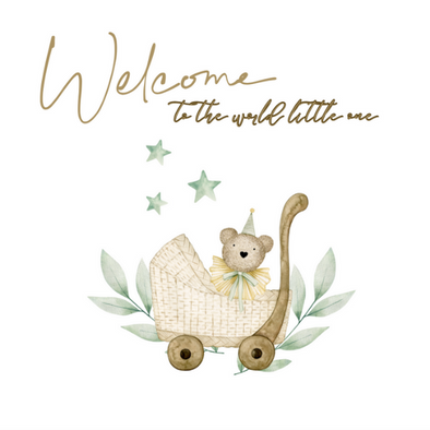 Welcome To The World Card