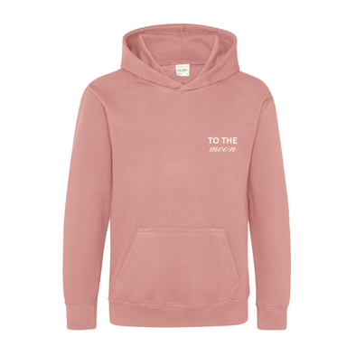 To the Moon Hoodie Dusty Pink
