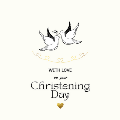 Christening Day Card