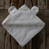 Baby Bear Towel - White