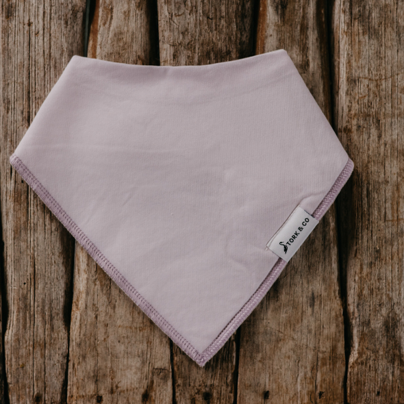 Lavender Baby Bandana Dribble Bib