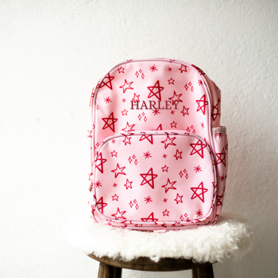 Pink Star Kids Backpack