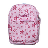 Pink Star Kids Backpack - personalised w/ Isabel