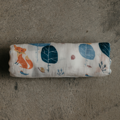 Bamboo Baby Blanket - Fox